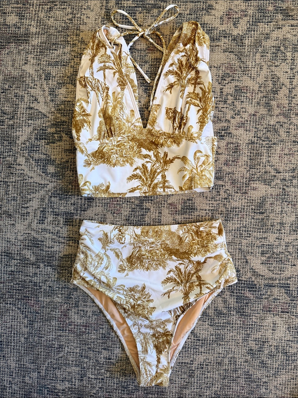 Women’s Geode Bikini 2 Piece Toile Print XS/S